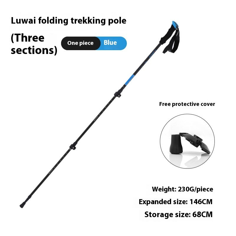 Outdoor Alpenstock Ultra-light Outer Lock 7075 Material