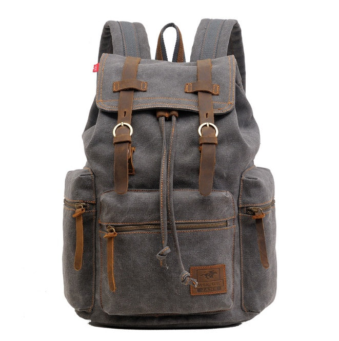 men's backpack vintage canvas backpack