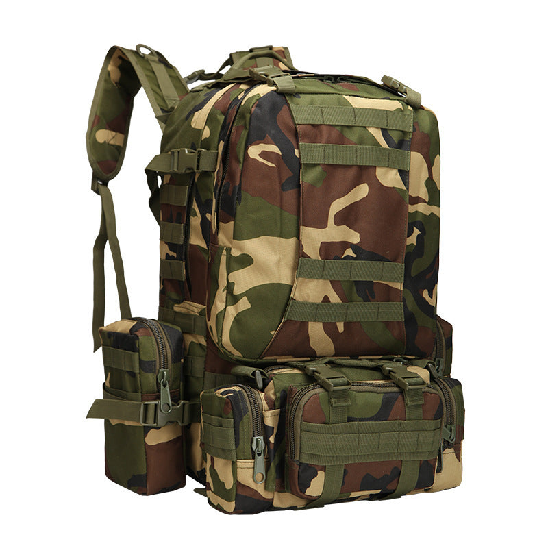 Army Camouflage Camping Combination Backpack
