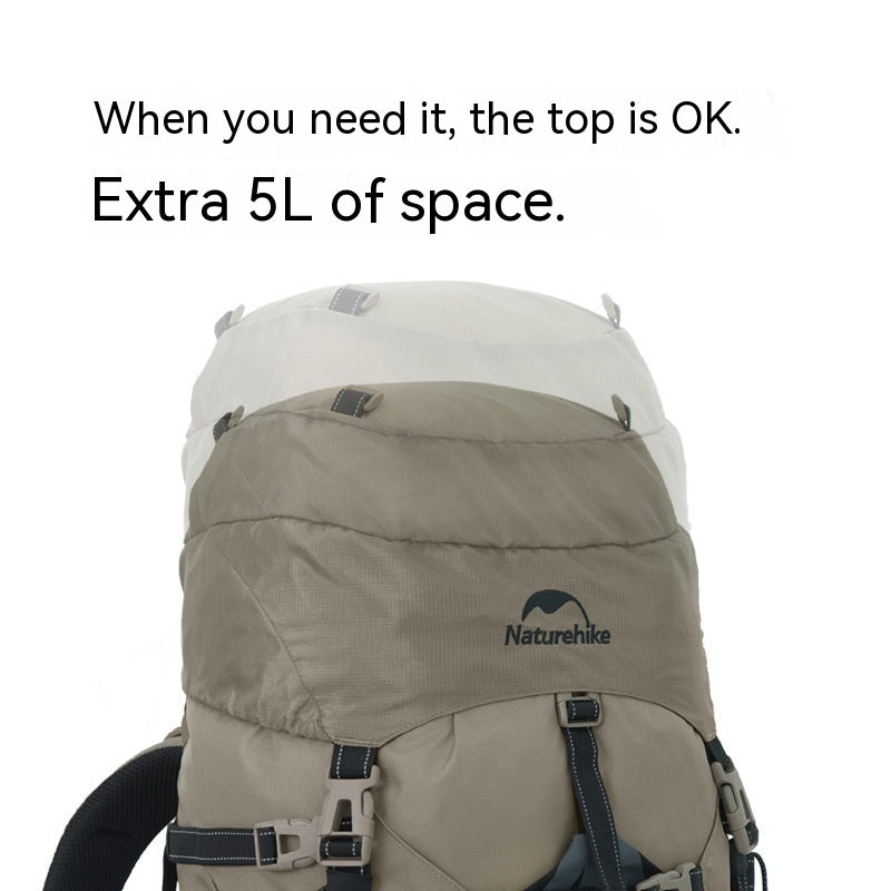 Outdoor Wind Exploration 70L Hiking Backpack Large Capacity Leisure Sports Tourism